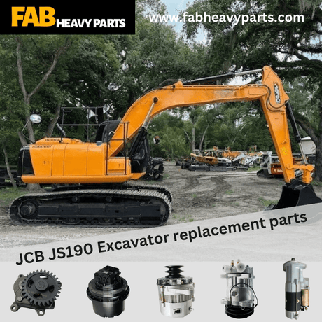 JCB JS190 Excavator replacement parts - Fab Heavy Parts