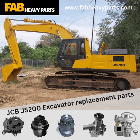 JCB JS200 Excavator replacement parts - Fab Heavy Parts