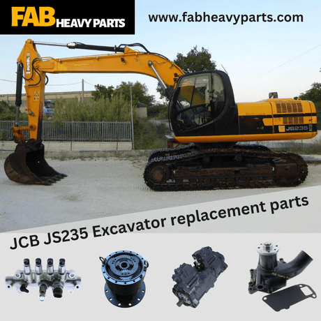 JCB JS235 Excavator replacement parts - Fab Heavy Parts