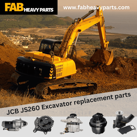 JCB JS260 Excavator replacement parts - Fab Heavy Parts