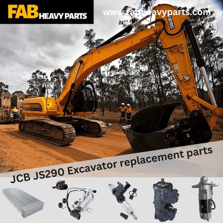 JCB JS290 Excavator replacement parts - Fab Heavy Parts