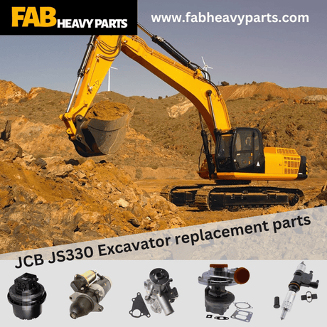 JCB JS330 Excavator replacement parts - Fab Heavy Parts