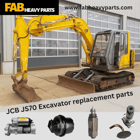 JCB JS70 Excavator replacement parts - Fab Heavy Parts