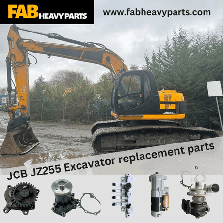JCB JZ255 Excavator replacement parts - Fab Heavy Parts