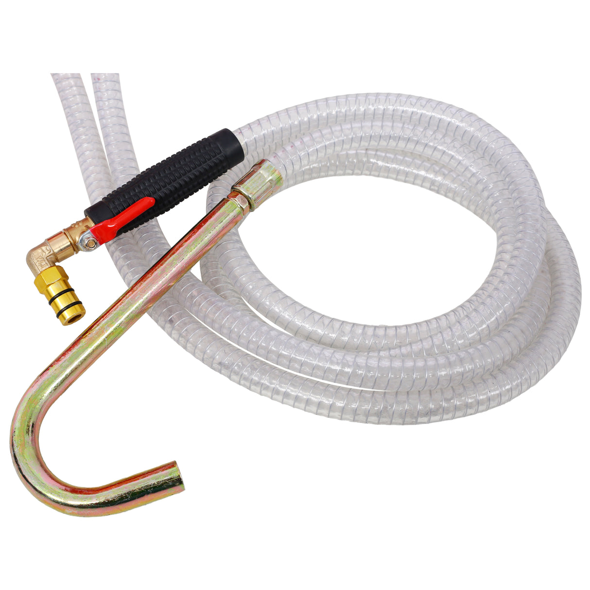 24L 6.3 Gallon Air Pneumatic Waste Oil Extractor Portable Oil Drain Tank Professional Integrated Level Gauge