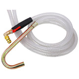 24L 6.3 Gallon Air Pneumatic Waste Oil Extractor Portable Oil Drain Tank Professional Integrated Level Gauge