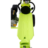 Log Splitter Portable 20 Ton Auto Return Ram System 7HP Engine Horizontal Full Beam Steel Wedge Firewood Splitting Forestry Harvesting EPA Compliant--Green