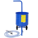 50 Lbs Siphon Feed Sandblaster Kit Portable Abrasive Blasting Machine with 9.8FT Hose Cast Aluminum Blasting Gun