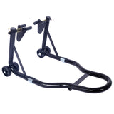 Motorcycle Stand 1000LB Sport Bike Front and Rear Wheel Lift Swingarm Paddock U--Black