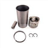 1 Set of Piston and Cylinder liner Kit Fits Isuzu 6BG1 Hitachi Excavator EX200-5
