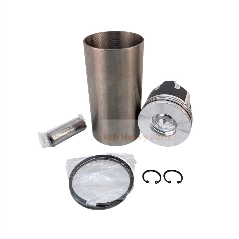 1 Set of Piston and Cylinder liner Kit Fits Kubota V2607 V2607T V2607-DI Engine Aftermarket Replacement For Bobcat S550 S570 S590 Excavator