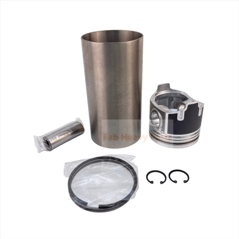 1 Set of Piston and Cylinder liner Kit Fits Kubota V2607 V2607T V2607-DI Engine Aftermarket Replacement For Bobcat S550 S570 S590 Excavator