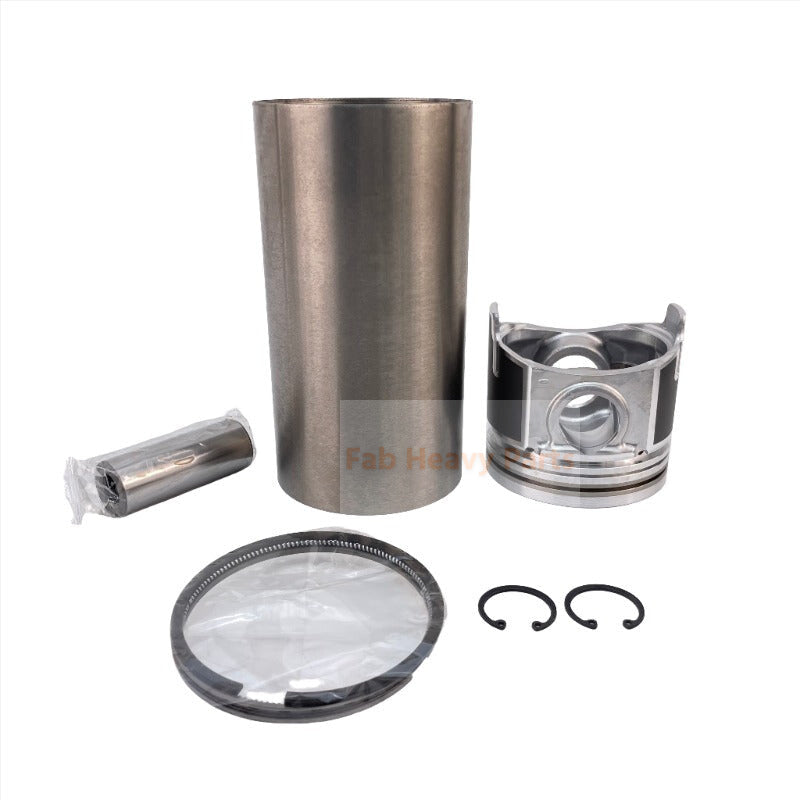 1 Set of Piston and Cylinder liner Kit Fits Kubota V2607 V2607T V2607-DI Engine Aftermarket Replacement For Bobcat S550 S570 S590 Excavator