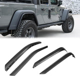 4 PCS Front & Rear Fenders Fits for 2020-2024 Jeep Wrangler Gladiator JT Mojave & Rubicon Off-Road Wheel Fender (Only Fit High Clearance Fender Flares)