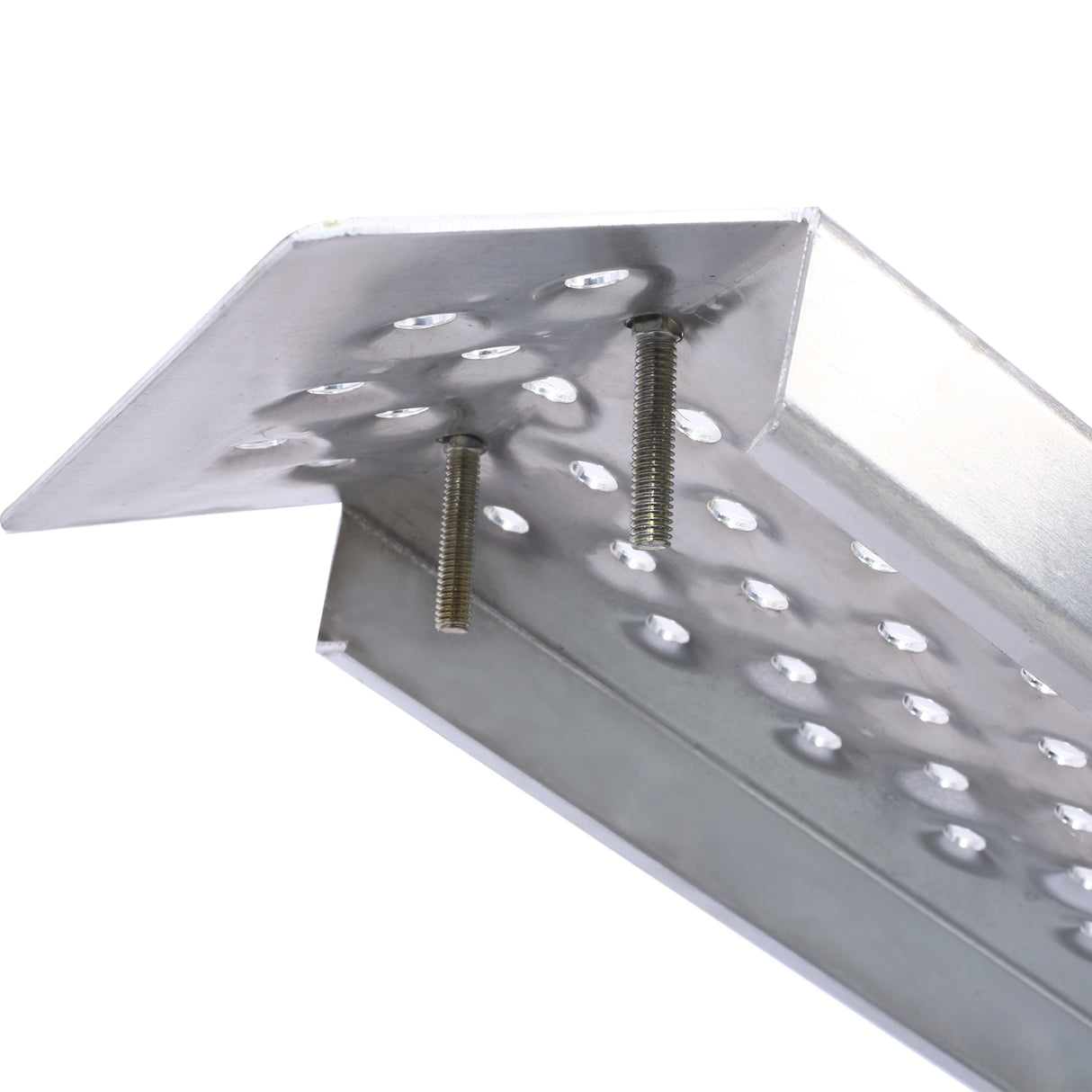 2 rampas de aluminio 78"Lx 8.5"Capacidad de carga liviana de 880 lb/PR - Plateado