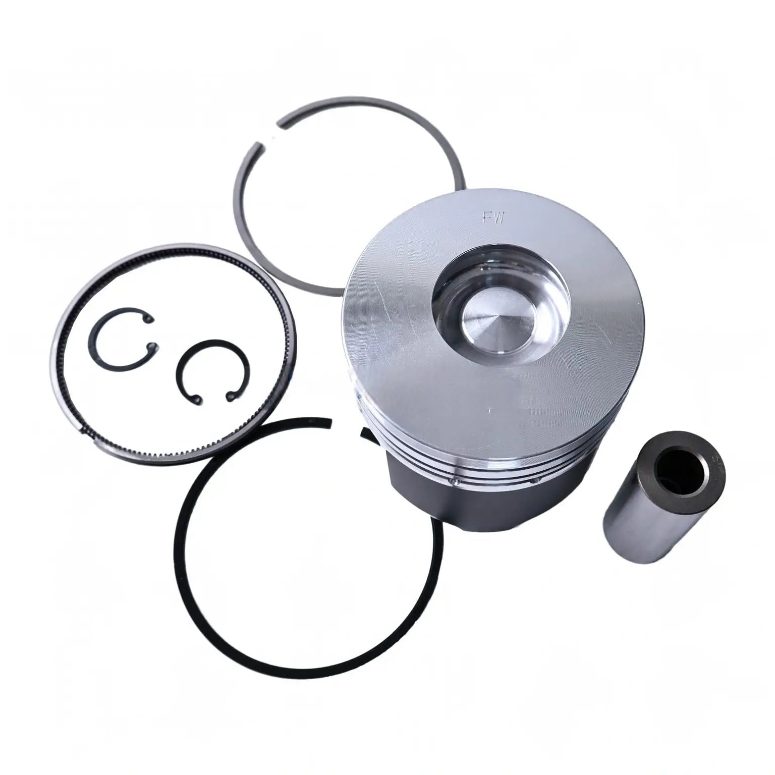 +0.5mm Oversize Piston Kit 1G831-2111 for Kubota Engine D1803 - Fab Heavy Parts