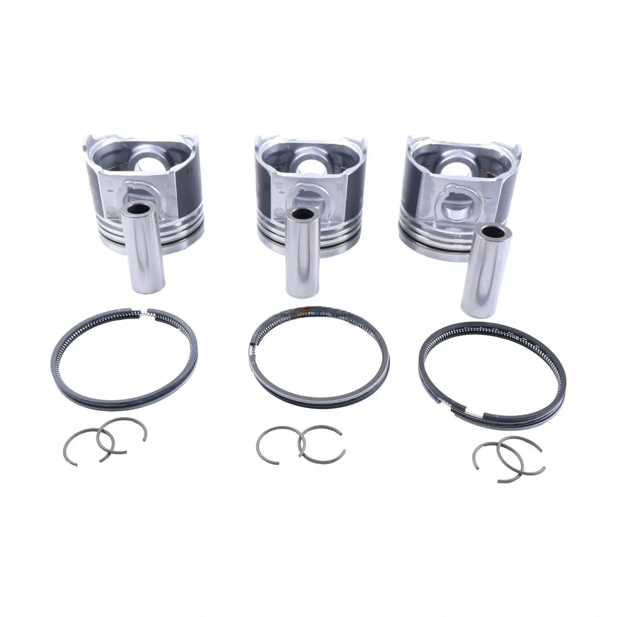+0.5mm Piston Kit 1J801-21110 1J801-21111 for Kubota Engine D1803 - Fab Heavy Parts