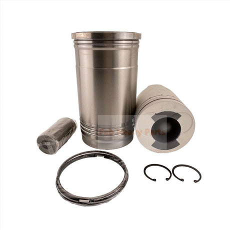 1 conjunto de kit de revestimiento de pistón y cilindro se adapta a Mitsubishi 6D24 se ajusta a la excavadora de casos 9033