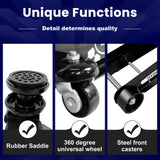 2 ton 4400 lbs vloerkrik met laag profiel Hydraulisch hefbereik 85 mm/3.35"-360mm/14.17"--Blauw