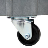 30 Gallon and 55 Gallon Heavy Duty Plastic Drum Dolly Durable 900 lb. Capacity Barrel with 5 Swivel Casters Wheel