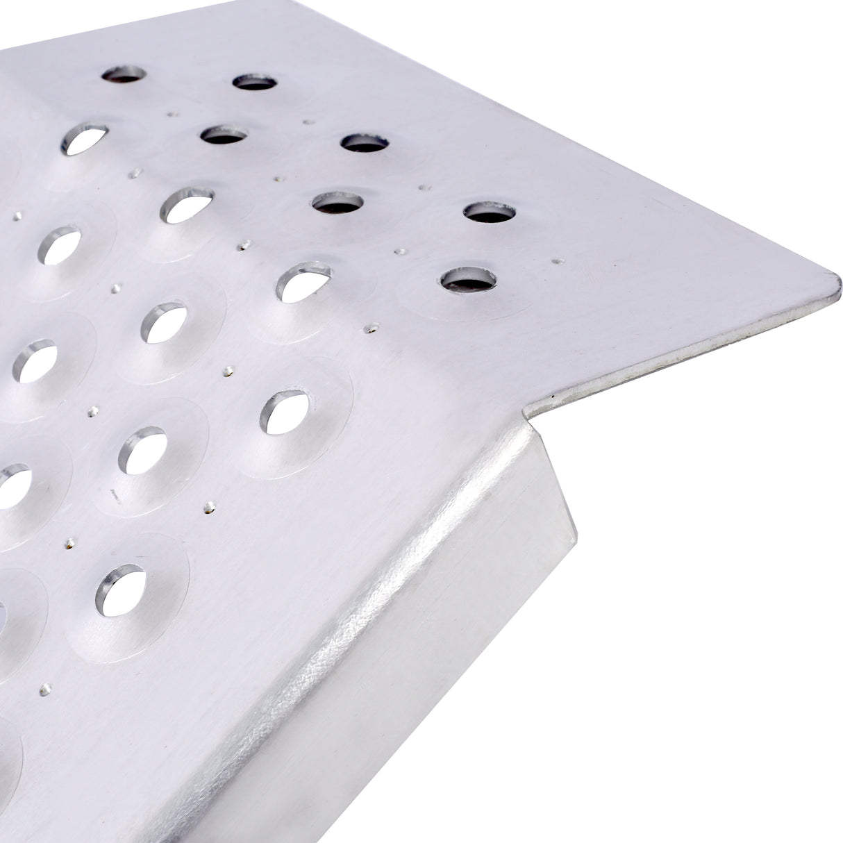 2 rampas de aluminio 78"Lx 8.5"Capacidad de carga liviana de 880 lb/PR - Plateado