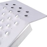 2 rampas de aluminio 78"Lx 8.5"Capacidad de carga liviana de 880 lb/PR - Plateado