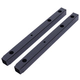 2 Bikes Floor Bike Stand Parking Rack 22-28" Wheel Max Tire Width 2.15" Black Painted