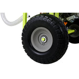 Log Splitter Portable 20 Ton Auto Return Ram System 7HP Engine Horizontal Full Beam Steel Wedge Firewood Splitting Forestry Harvesting EPA Compliant--Green