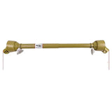 1-3/8" x 6 Spline Both Ends 31.5"-43.3" Length Series 1 PTO Shaft Driveshaft for Lawnmower Tractor