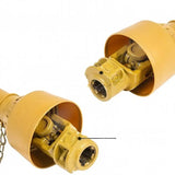 1-3/8" x 6 Spline Both Ends 31.5"-43.3" Length Series 1 PTO Shaft Driveshaft for Lawnmower Tractor