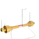 1-3/8" x 6 Spline Both Ends 31.5"-43.3" Length Series 1 PTO Shaft Driveshaft for Lawnmower Tractor