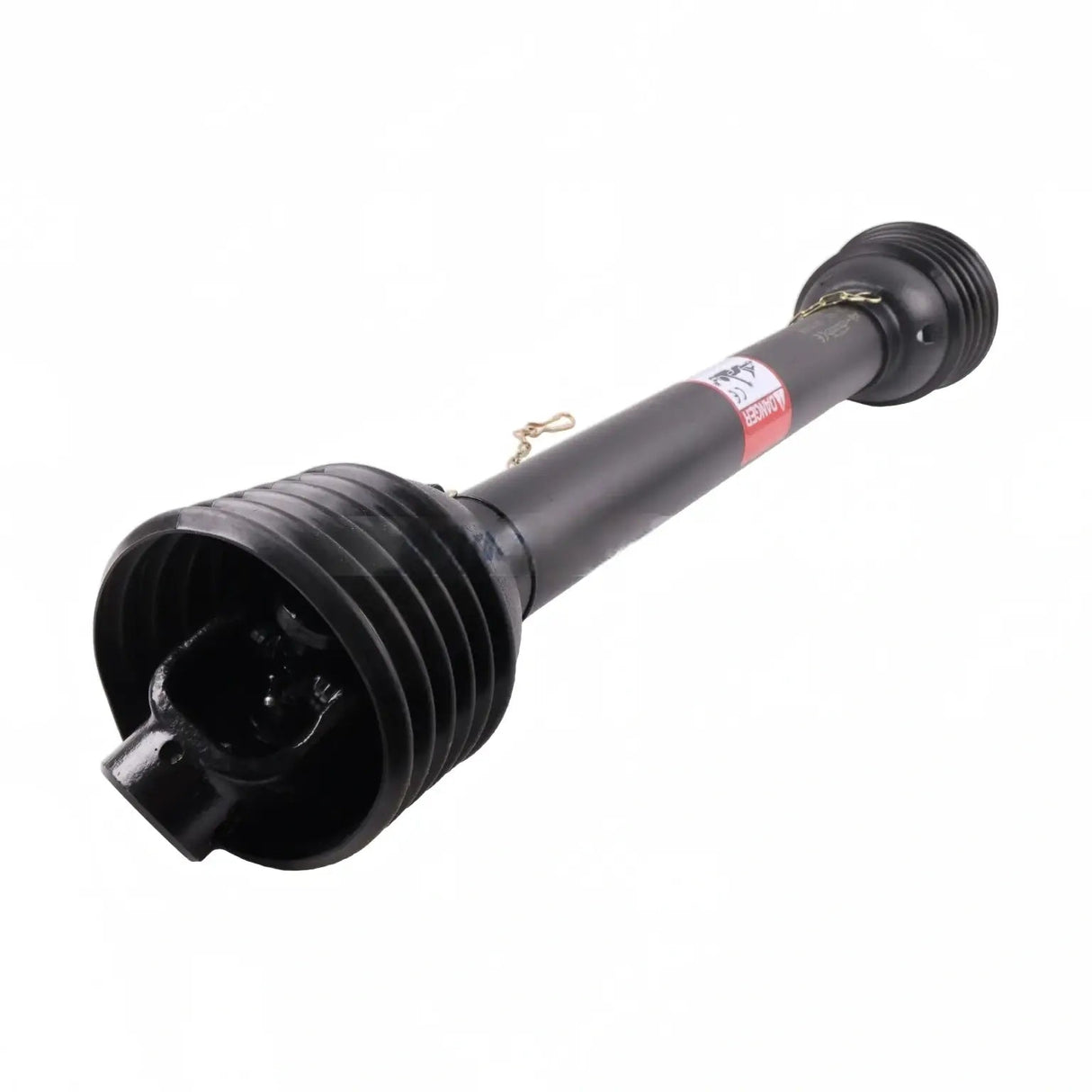 1 - 3/8" x6 Spline to 1 - 3/8" Round With 1/2" Hole 42" - 58" Length Series 5 PTO Drive Line for Rotary Cutter - Fab Heavy Parts