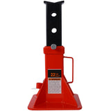 1 Pair Heavy Duty Pin Type Professional Car Jack Stand with Lock 44,000 Lbs Capacity - Red - Fab Heavy Parts