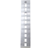 1 Pair Heavy - Duty Ramps with Top Hook Attaching End Universal Loading 60" X 12" 6600 LBS Aluminum - Silver - Fab Heavy Parts