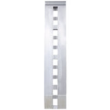 1 Pair Heavy - Duty Ramps with Top Hook Attaching End Universal Loading 60" X 12" 6600 LBS Aluminum - Silver - Fab Heavy Parts