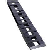 1 Pair Heavy - Duty Ramps with Top Hook Attaching End Universal Loading 72" X 14" 8800 LBS Aluminum - Black - Fab Heavy Parts