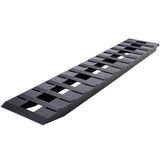 1 Pair Heavy - Duty Ramps with Top Hook Attaching End Universal Loading 72" X 14" 8800 LBS Aluminum - Black - Fab Heavy Parts