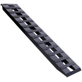 1 Pair Heavy - Duty Ramps with Top Hook Attaching End Universal Loading 72" X 14" 8800 LBS Aluminum - Black - Fab Heavy Parts