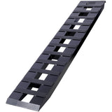 1 Pair Heavy - Duty Ramps with Top Hook Attaching End Universal Loading 72" X 14" 8800 LBS Aluminum - Black - Fab Heavy Parts