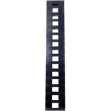 1 Pair Heavy - Duty Ramps with Top Hook Attaching End Universal Loading 84" X 14" 8800 LBS Aluminum - Black - Fab Heavy Parts