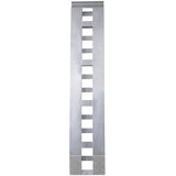 1 Pair Heavy - Duty Ramps with Top Hook Attaching End Universal Loading Ramp 72" X 14" 6600 LBS - Silver Aluminum - Fab Heavy Parts