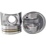 1 Piece Piston With Pin And Clips 1 - 12111 - 009 - 1 Fits For Isuzu 6WF1TC 6WF1TCC Engine Parts - Fab Heavy Parts
