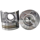 1 Piece Piston With Pin And Clips 1 - 12111 - 009 - 1 Fits For Isuzu 6WF1TC 6WF1TCC Engine Parts - Fab Heavy Parts