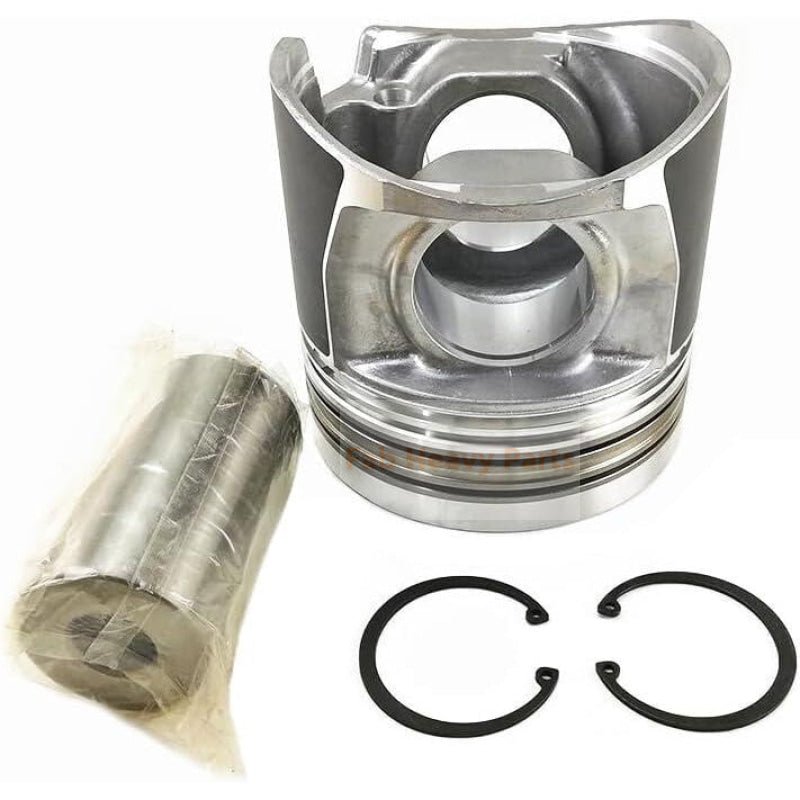 1 Piece Piston With Pin And Clips 1 - 12111 - 009 - 1 Fits For Isuzu 6WF1TC 6WF1TCC Engine Parts - Fab Heavy Parts