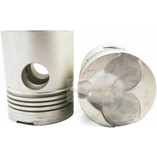 Pistón de 1 pieza con pin y clips 1-12111-125-0 1-12111-740-0 1-12111-122-1 se ajusta para Isuzu DA640