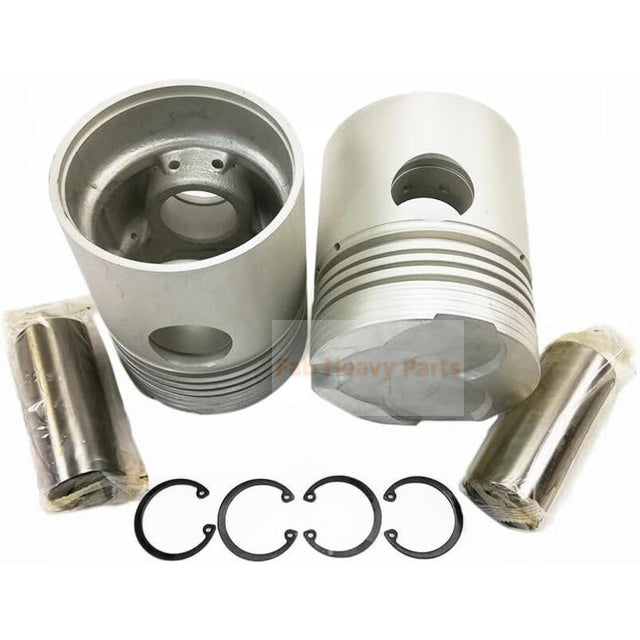 Pistón de 1 pieza con pin y clips 1-12111-125-0 1-12111-740-0 1-12111-122-1 se ajusta para Isuzu DA640