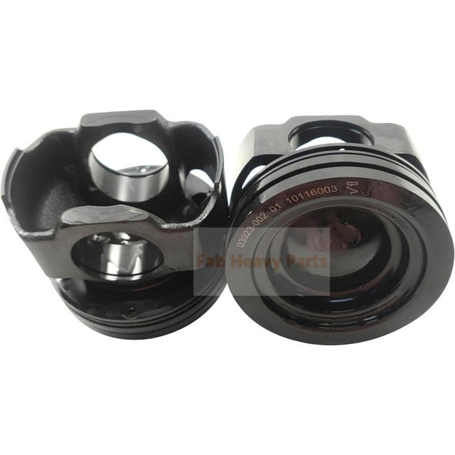 1 Piece Piston With Pin And Clips 10116004 10116003 10116005 Fits For Liebherr D944 D946 Engine Parts - Fab Heavy Parts