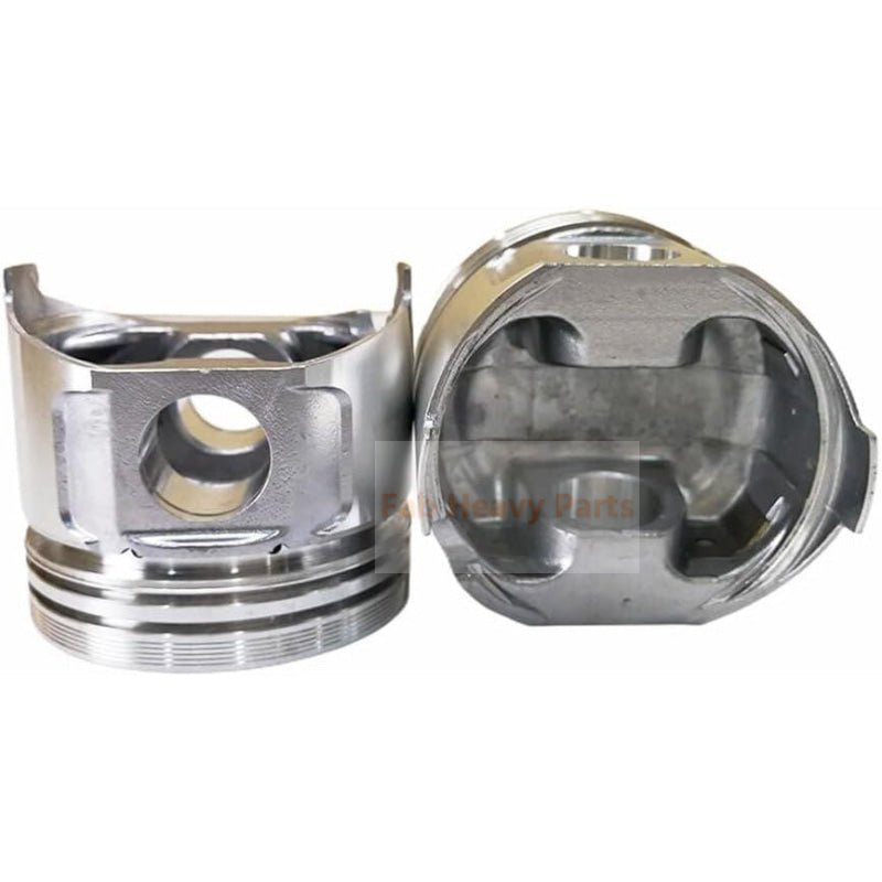 1 Piece Piston With Pin And Clips 119813 - 22080 119813 - 22300 129792 - 22400 Fits For Yanmar 3TNE82A Engine - Fab Heavy Parts