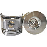 1 Piece Piston With Pin And Clips 119813 - 22080 119813 - 22300 129792 - 22400 Fits For Yanmar 3TNE82A Engine - Fab Heavy Parts