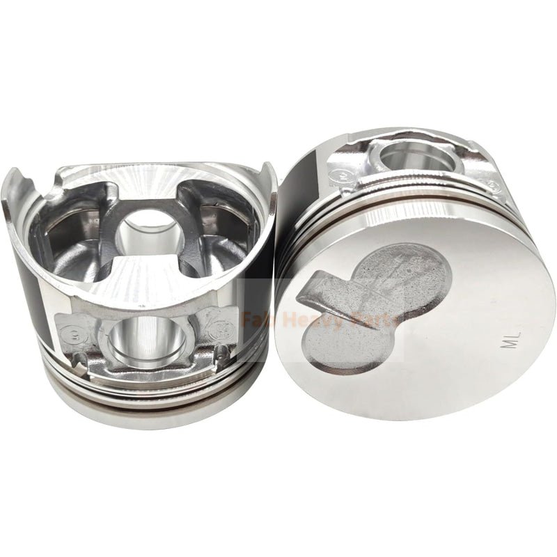 1 Piece Piston With Pin And Clips 119E10 - 22080 Fits For Yanmar 3TNV80 Engine Parts - Fab Heavy Parts